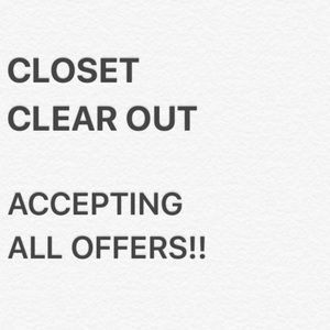 ⚠️⚠️CLOSET CLEAR OUT⚠️⚠️